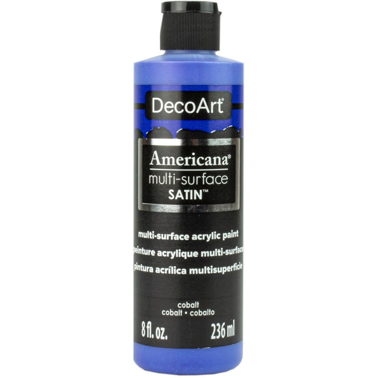 Americana Premium Multi-Surface Satin Finish Acrylics 2oz -for Wood, Metal, Glass, Ceramics, Fabric, Paper, Terra Cotta, Most Plastics and More